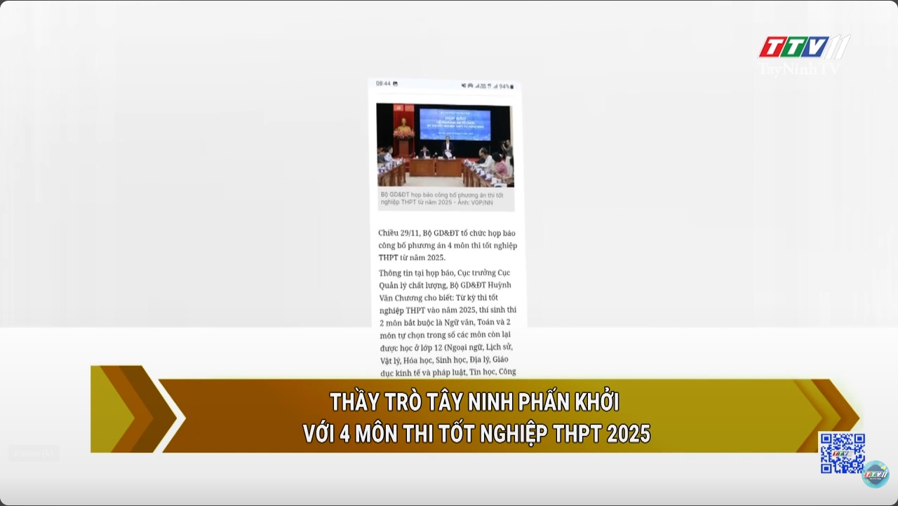 Thầy trò Tây Ninh phấn khởi với 4 môn thi tốt nghiệp THPT 2025 | GIÁO DỤC ĐÀO TẠO | TayNinhTV